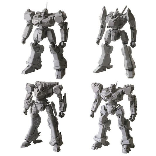 Armored Core Structure Arts Plastic Model Kits 4-Pack Series 1 4988601383523