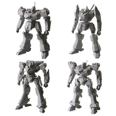 Armored Core Structure Arts Plastic Model Kits 4-Pack Series 1 4988601383523