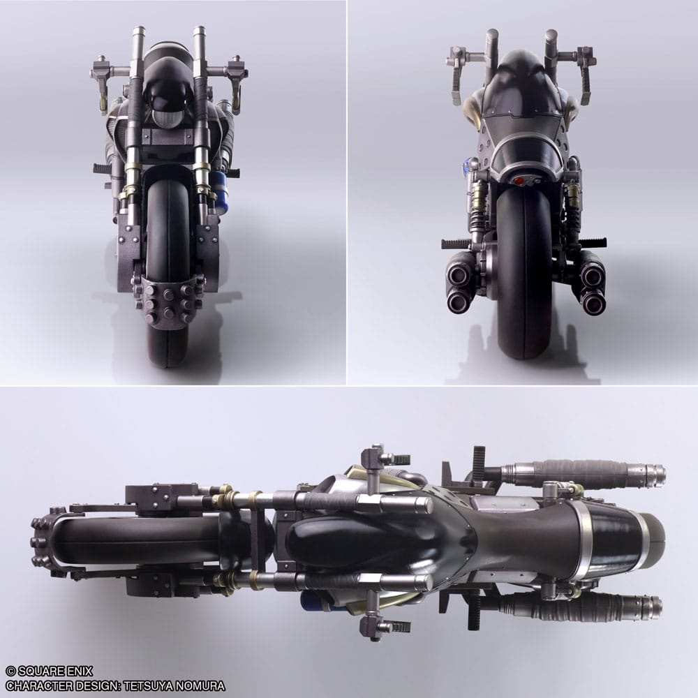 Final Fantasy VII Bring Arts Action Figure and vehicle Cloud Strife & Hardy-Daytona 15 cm 4988601371414