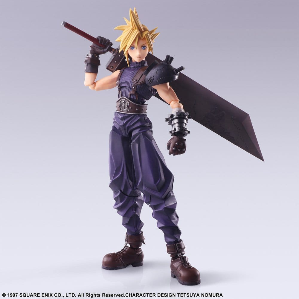 Final Fantasy VII Bring Arts Action Figure Cloud Strife Digital Plus Edition 15 cm 4988601367752