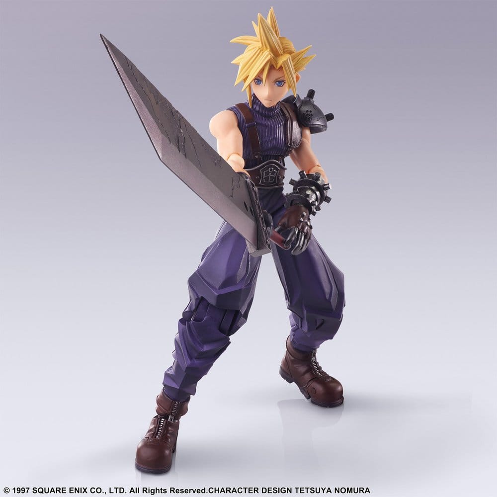 Final Fantasy VII Bring Arts Action Figure Cloud Strife Digital Plus Edition 15 cm 4988601367752