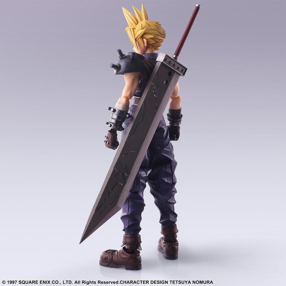 Final Fantasy VII Bring Arts Action Figure Cloud Strife Digital Plus Edition 15 cm 4988601367752