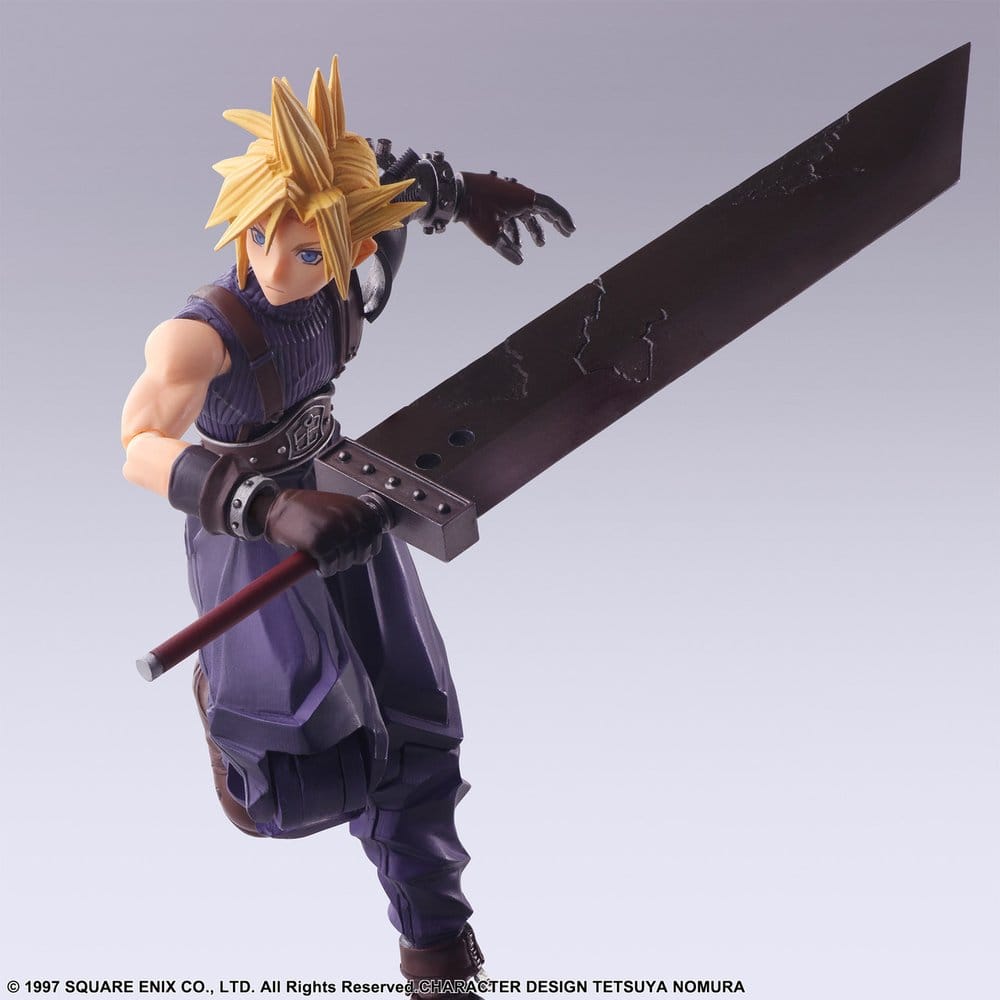 Final Fantasy VII Bring Arts Action Figure Cloud Strife Digital Plus Edition 15 cm 4988601367752