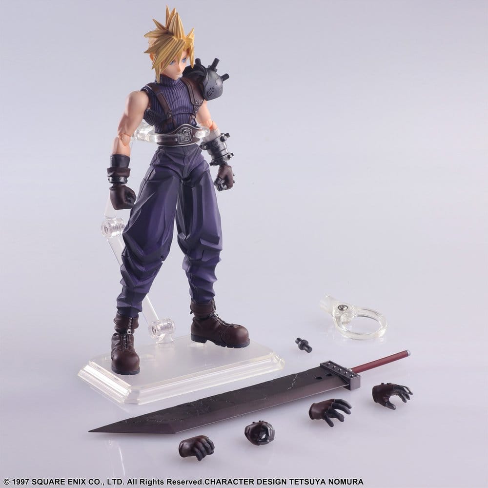 Final Fantasy VII Bring Arts Action Figure Cloud Strife Digital Plus Edition 15 cm 4988601367752