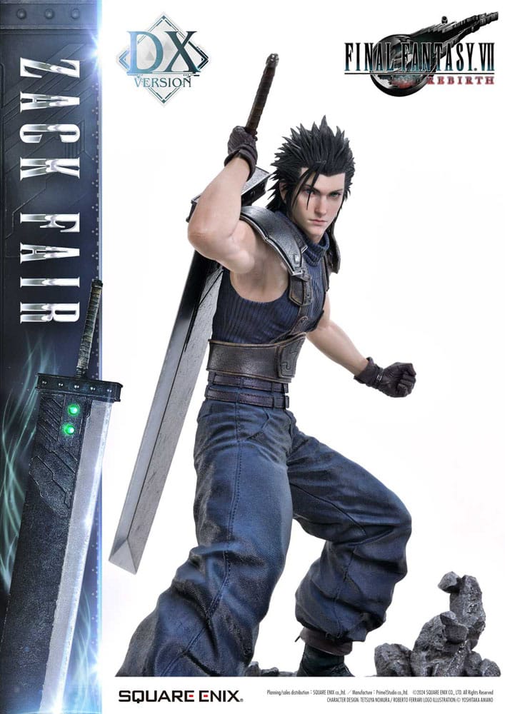 Final Fantasy VII Rebirth Statue 1/4 Zack Fair Deluxe Ver. 57 cm    4988601387934