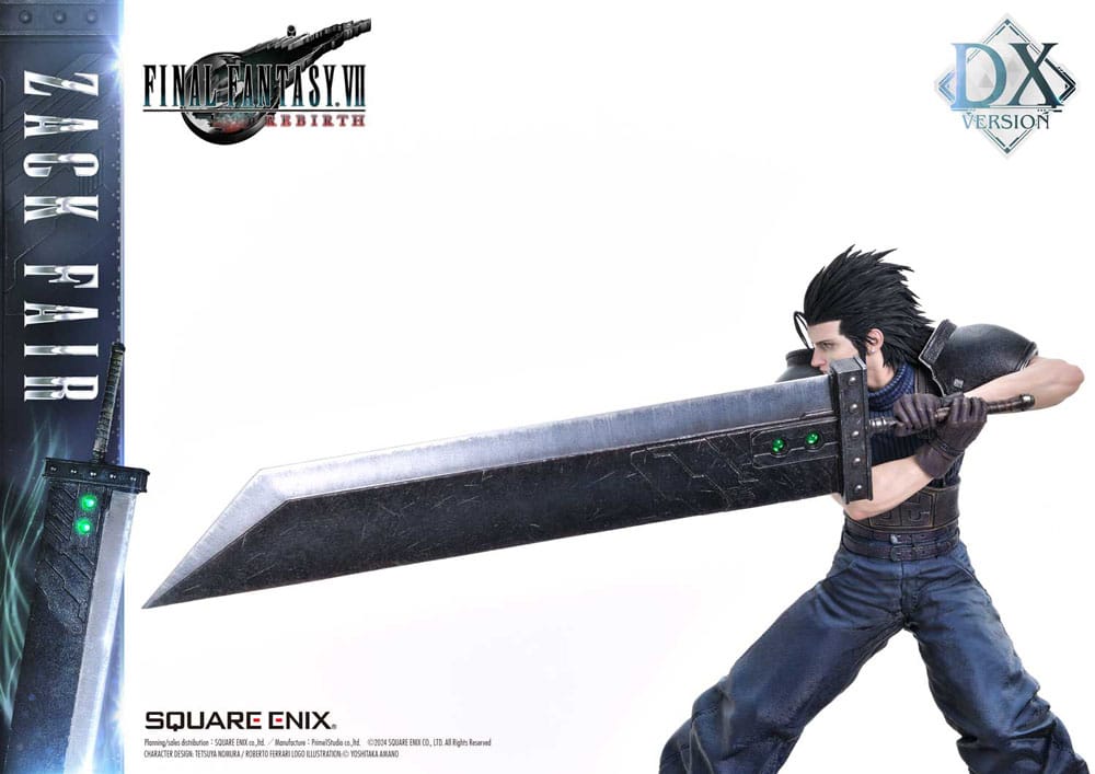 Final Fantasy VII Rebirth Statue 1/4 Zack Fair Deluxe Ver. 57 cm    4988601387934