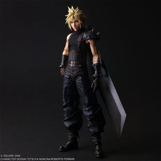 Final Fantasy VII Rebirth Play Arts Shin Action Figure Cloud Strife 27 cm   4988601389587