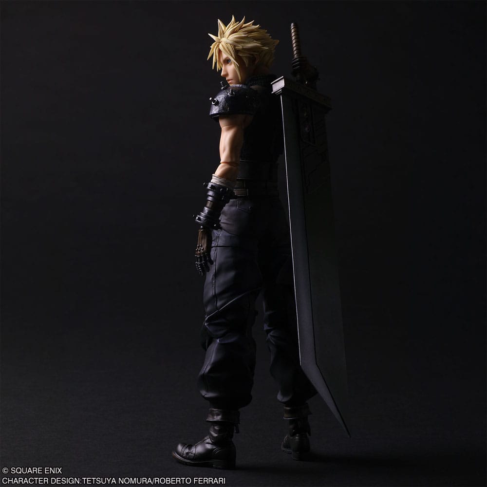 Final Fantasy VII Rebirth Play Arts Shin Action Figure Cloud Strife 27 cm   4988601389587