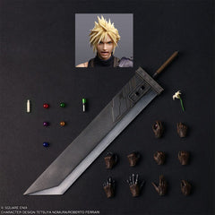 Final Fantasy VII Rebirth Play Arts Shin Action Figure Cloud Strife 27 cm   4988601389587