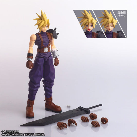 Final Fantasy VII Structure Arts Plastic Model Kit Cloud Strife 4988601390132
