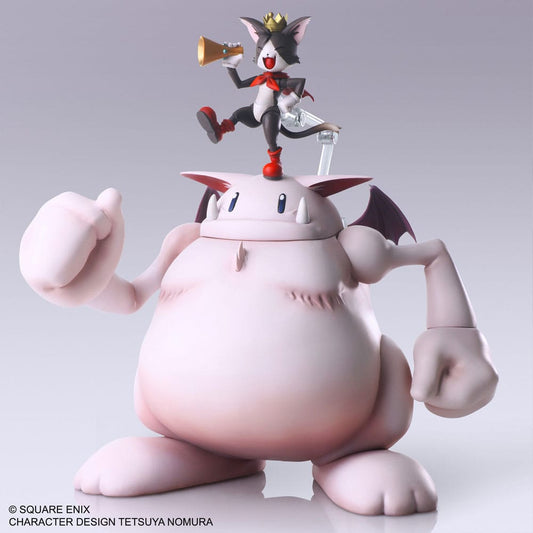Final Fantasy VII Bring Arts Action Figure Set Cait Sith & Fat Moogle 4988601373234