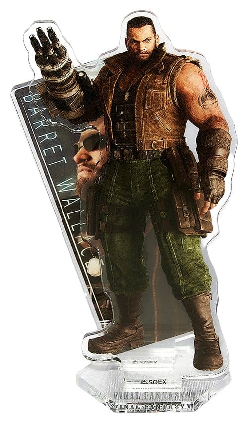 Final Fantasy VII Rebirth Acrylic Stand Barret Wallace 10 cm 4988601378130