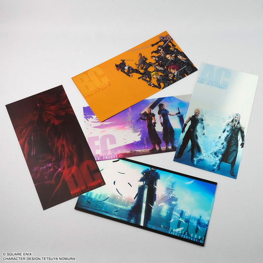 Final Fantasy VII Series Metallic Postcards S 4988601375429