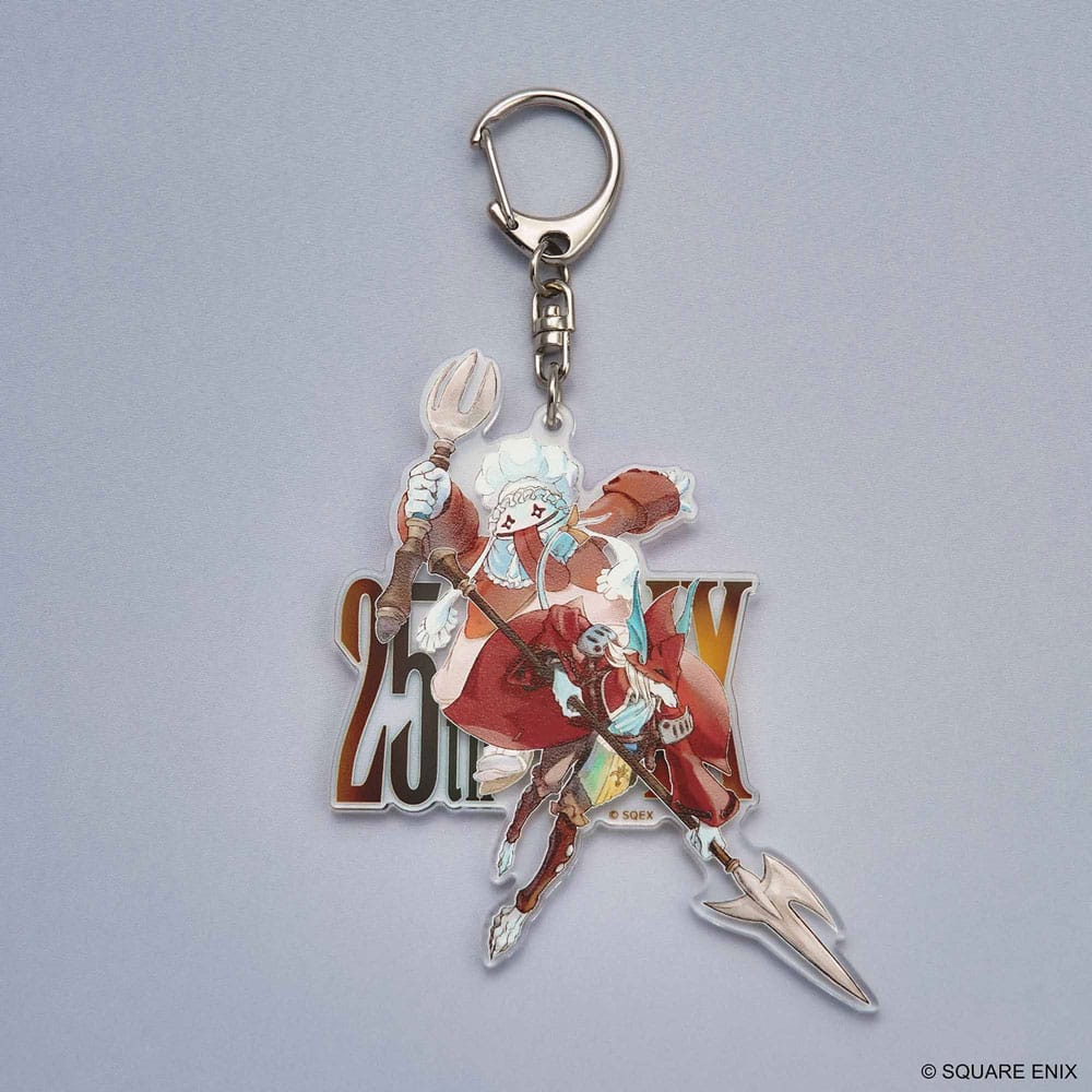 Final Fantasy IX Acrylic Keychain 25th Anniversary Quina & Freija 4988601391184