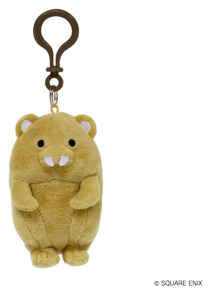 Final Fantasy XIV Plush Keychain Giant Beaver 4988601260138