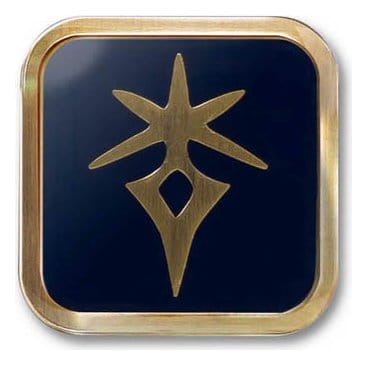 Final Fantasy XIV Job Pinback Button Dark Knight 4988601231220