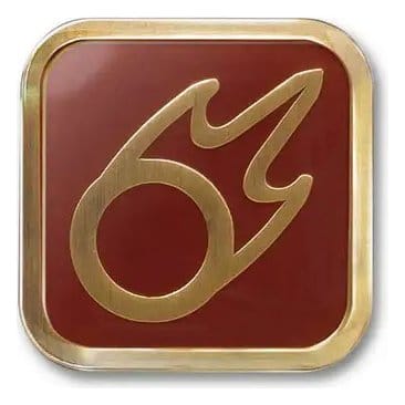 Final Fantasy XIV Job Pinback Button Black Mage 4988601231282