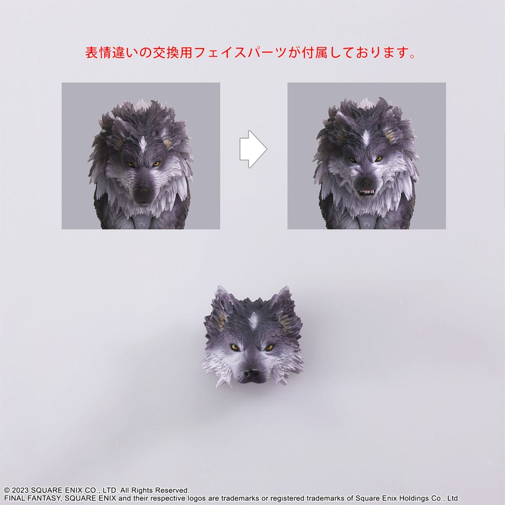 Final Fantasy XVI Bring Arts Action Figure Set Clive Rosfield & Torgal 4988601374439