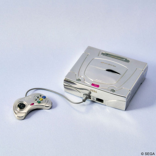 Sega Hardware Series Bright Arts Gallery Diecast Mini Figure Sega Saturn White 4988601378529