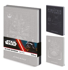 Star Wars A6 Flexi Notizbuch Doppelpack (Rebel)Star Wars A6 Flexi Notebook Twin Pack (Rebel)Star Wars Lot de 2 Carnets Flexi A6 (Rebel)Star Wars Paquete Doble de Libretas Flexi A6 (Rebel) 5063457025670