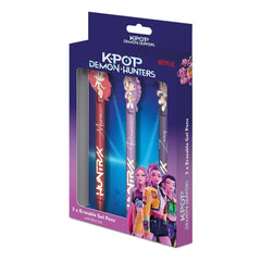 KPop Demon Hunters Gel Pens 3-Pack Erasable 5063457074470