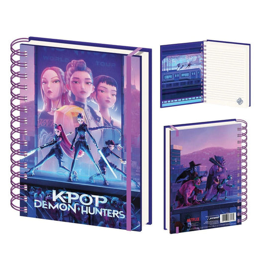 KPop Demon Hunters Wiro Notebook A5  5063457074586