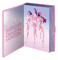 KPop Demon Hunters Premium Notebook (Irridescent premium with clasp) 5063457074647