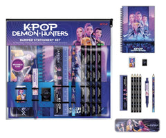 KPop Demon Hunters 12-Piece Stationery Set A4 Bumper 5063457078348