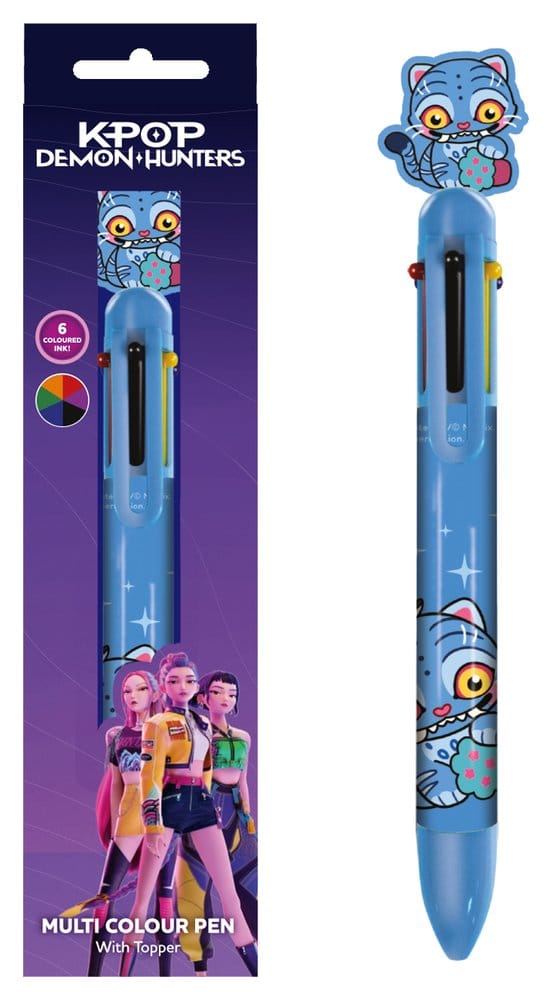 KPop Demon Hunters Multicoloured Pen Derpy Tiger 5063457080983