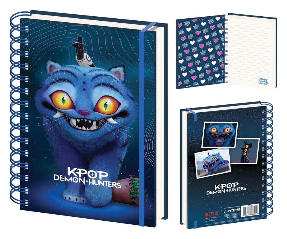 KPop Demon Hunters 3D Wiro Notebook A5 Derpy Tiger 5063457080952