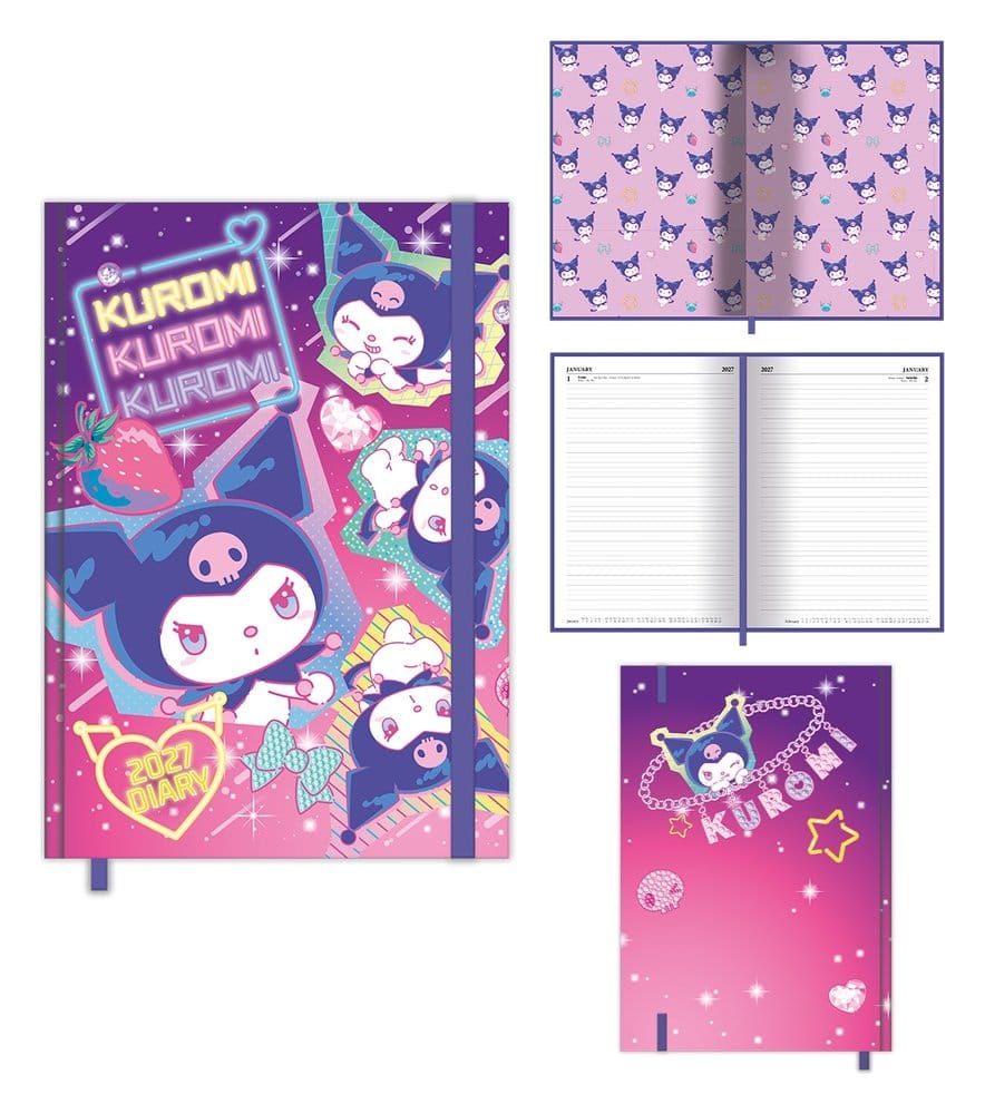 Sanrio A5 DTP Diary 2027 Kuromi 5063457081638
