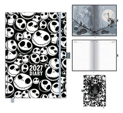The Nightmare Before Christmas A5 DTP Diary 2027 Skellington Avalanche 5063457081652