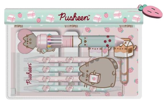 Pusheen Pouch Stationery Set Sips 5063457097578