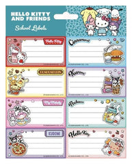 Hello Kitty and Friends School Labels American Diner Version 5063457097776