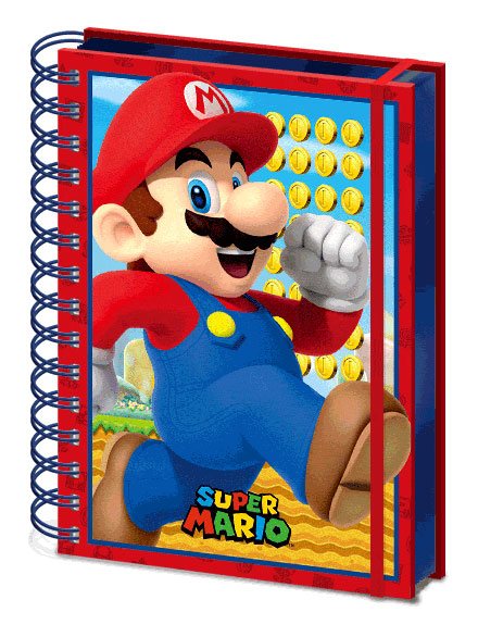 Super Mario 3D Wiro Notebook A5 Mario - Amuzzi