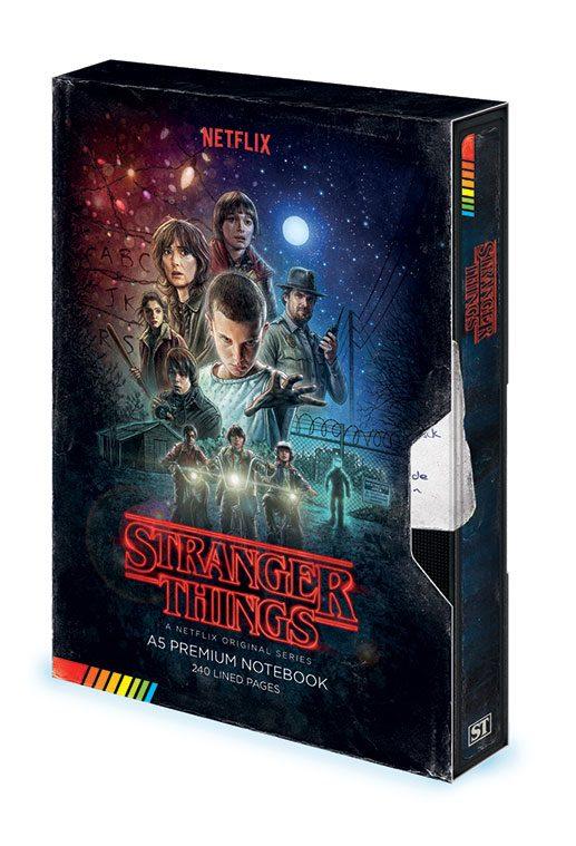 Stranger Things Premium Notebook A5 VHS (S1) 5051265727756