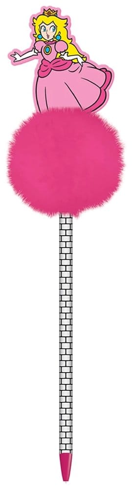 Super Mario Pom Pom Stift (Prinzessin Peach)Super Mario Pom Pom Pen (Princess Peach)Super Mario Stylo à Pompon (Princesse Peach)Super Mario Bolígrafo con Pompón (Princesa Peach) 5051265732774