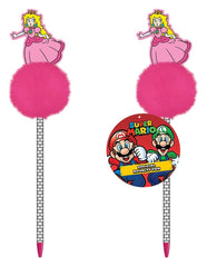 Super Mario Pom Pom Stift (Prinzessin Peach)Super Mario Pom Pom Pen (Princess Peach)Super Mario Stylo à Pompon (Princesse Peach)Super Mario Bolígrafo con Pompón (Princesa Peach) 5051265732774