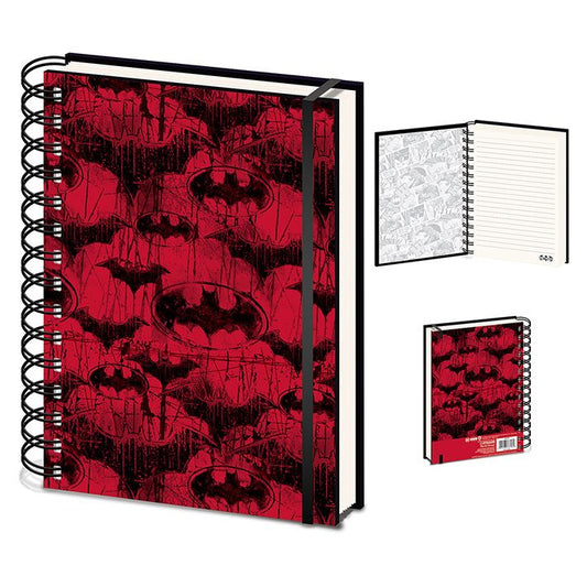 The Batman Wiro Notebook A5 Red 5051265737069