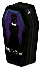 Wednesday Sargförmiges FedermäppchenWednesday Coffin Shaped Pencil CaseWednesday Trousse en Forme de CercueilWednesday Estuche con Forma de Ataúd 5056480398163