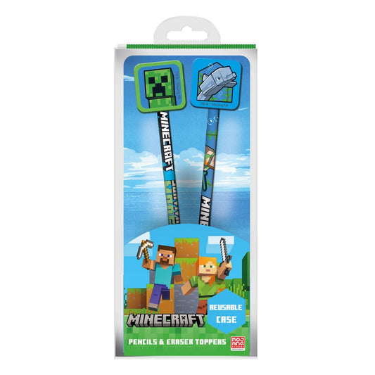 Minecraft Pencil with Topper 2-Pack 5407009691263