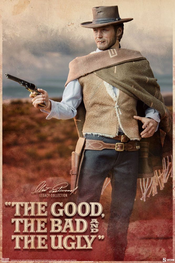 The Good, The Bad and the Ugly Clint Eastwood Legacy Collection Action Figure 1/6 The Man With No Name 30 cm 100451