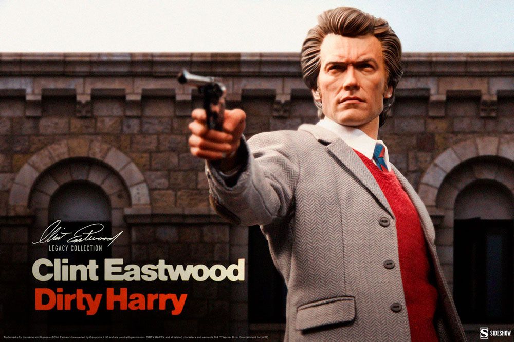 Dirty Harry Clint Eastwood Legacy Collection Action Figure 1/6 Harry Callahan 30 cm 747720251373