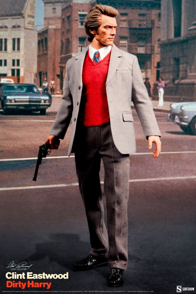 Dirty Harry Clint Eastwood Legacy Collection Action Figure 1/6 Harry Callahan 30 cm 747720251373