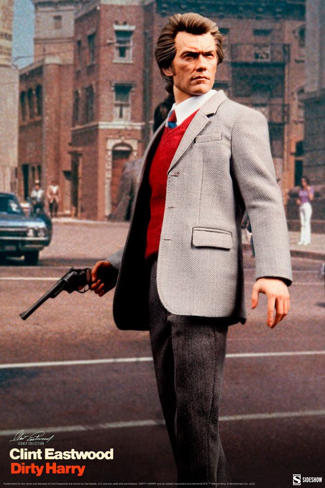 Dirty Harry Clint Eastwood Legacy Collection Action Figure 1/6 Harry Callahan 30 cm 747720251373