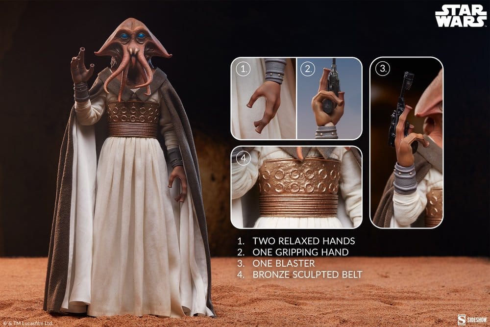 Star Wars Action Figure 1/6 Tessek 32 cm 0747720276451