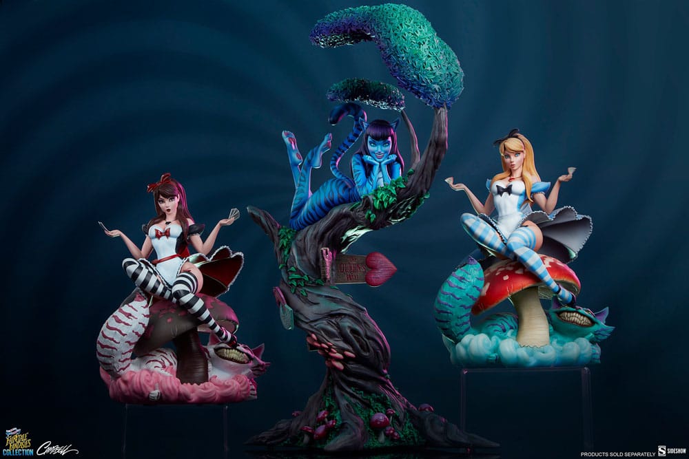 Fairytale Fantasies Collection Statue Lady Cheshire Cat 63 cm 0747720264786