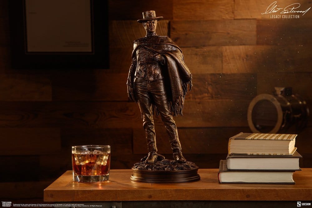 The Good, The Bad and the Ugly Statue The Man with No Name (Faux Bronze) 39 cm 0747720278851