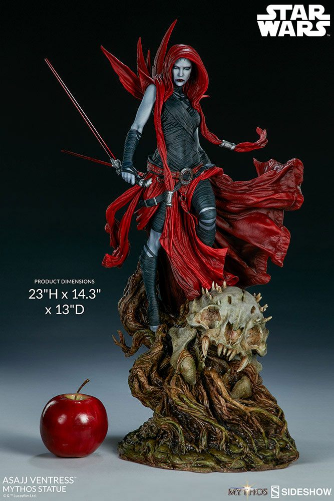 Star Wars Mythos Statue Asajj Ventress 58 cm 747720224711
