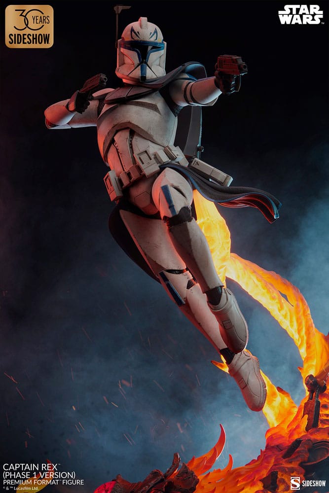 Star Wars Premium Format Figure Captain Rex (Phase 1 Version) Sideshow Exclusive 68 cm 0747720265240